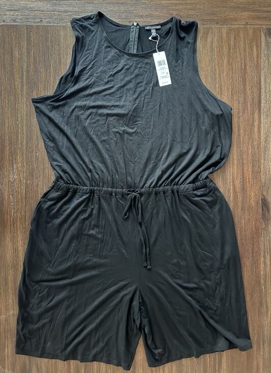 Eileen Fisher Pants - Eileen Fisher Jumpsuit Romper Women’s 3X Plus Black Fine Jersey NWT $178